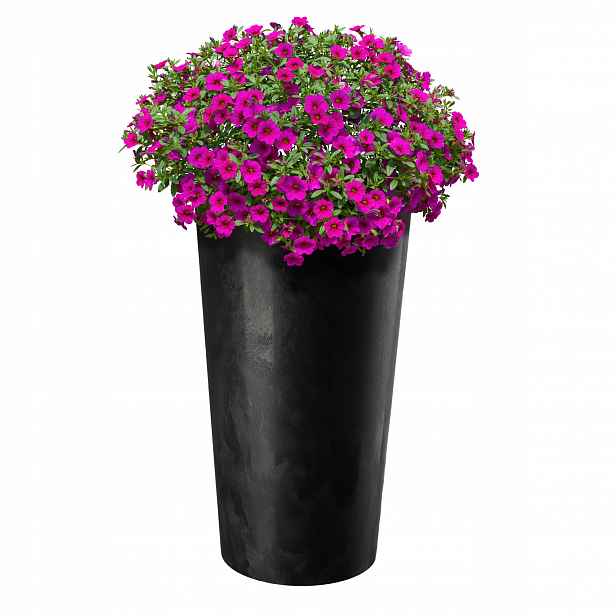 Květináč Květináč 57 cm Obal Na Květináč Vložka Do Květináče Plastová Černá