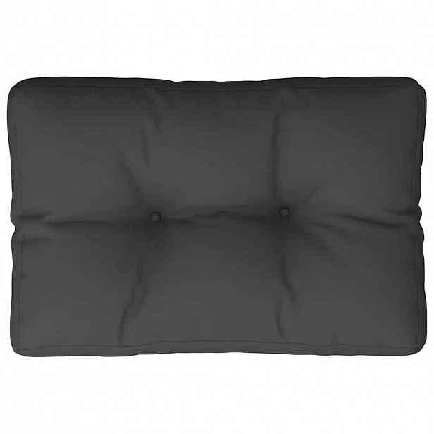vidaXL Poduška na palety černá 50 x 40 x 12 cm textil
