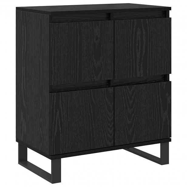 vidaXL Servírovací skříň Černý dub 60 x 35 x 70 cm