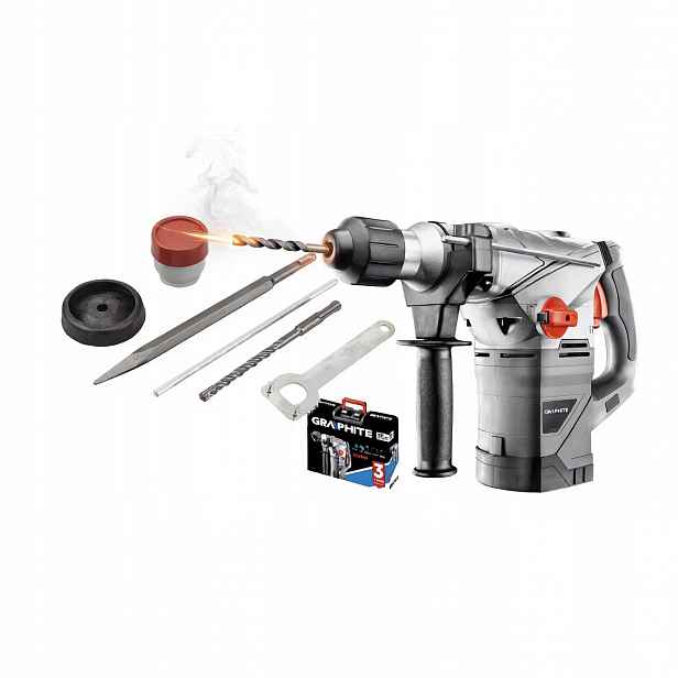 Graphite Vrtací Kladivo SDS+1500W 58G862