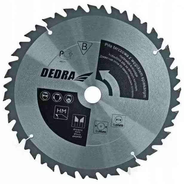 Kotoučová pila na dřevo Solidna s omezovačem posuvu HM24z 300x30 Dedra