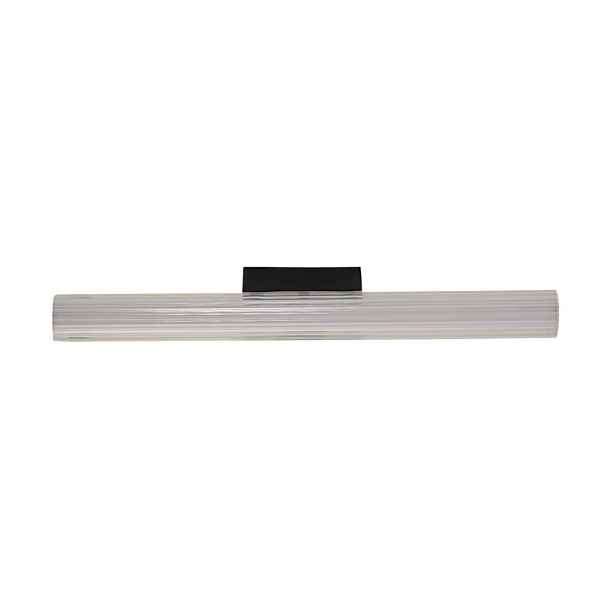 Koupelnové nástěnné svítidlo 45 cm černé Led 8W IP44 Linea Light Prestige