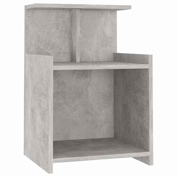 vidaXL Noční stolek betonově šedý 40 x 35 x 60 cm kompozitní dřevo
