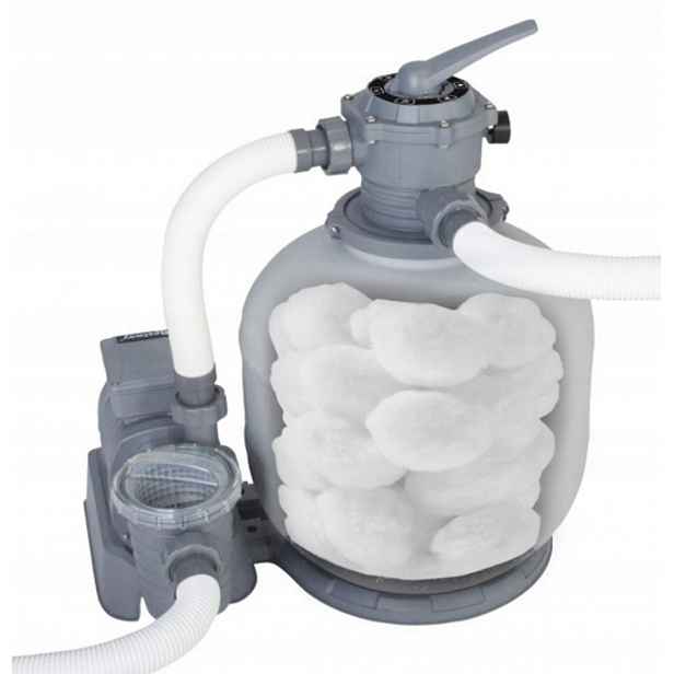 Filtry Kulky pro bazénovou pískovou pumpu Filtr Aqualoon 700 g 25 kg písku