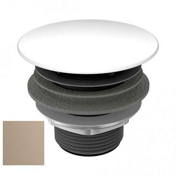 Kaldewei neuzavíratelný odtokový ventil Centro 4,8x4,8x4 cm warm grey 60 905800000671