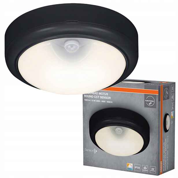 Kanálové svítidlo Garážová lampa Stropní Svítidlo Led 15W 1200lm Cct IP54 IK06 Osram