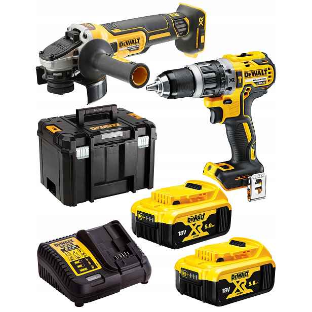 DeWalt DCK2080P2T příklepový šroubovák DCD796 bruska DCG405 Bl 2x5Ah Xr