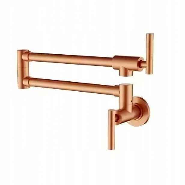 Kuchyňská skládací baterie Měděná Matná nad desku Pot Filler Chcde