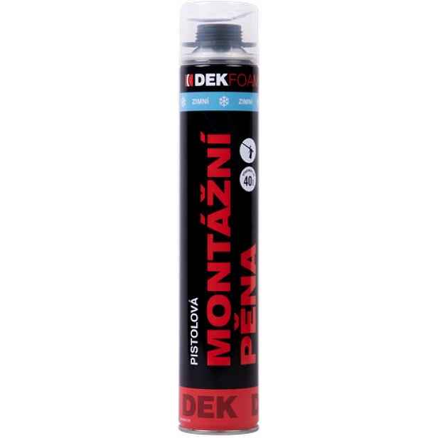 Pěna montážní DEKFOAM zimní pistolová 750 ml