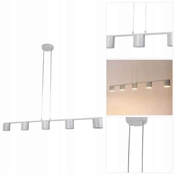 Závěsná lampa Mila béžová rozptýlený lesk v jídelnách Sigma Lighting