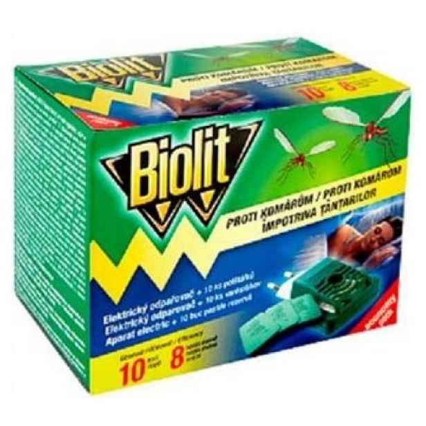 Biolit Elektrický odpařovač s Biolit - polštářky do elektrického odpařovače 10ks