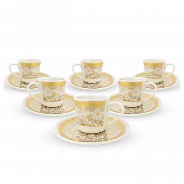 Šálek Šálky Na Kávu S Podšálkem Keramický Elegantní Set