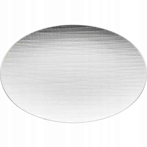 Talíř oválný Rosenthal Mesh 25x18 cm, bílá