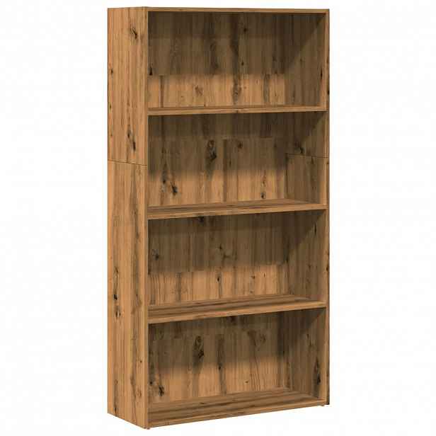 vidaXL Knihovna dub artisan 80 x 30 x 152 cm kompozitní dřevo