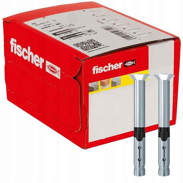 Fischer Kotva pro vysoké zatížení Fh II 15/50 Sk se zapuštěnou hlavou 25 Ks