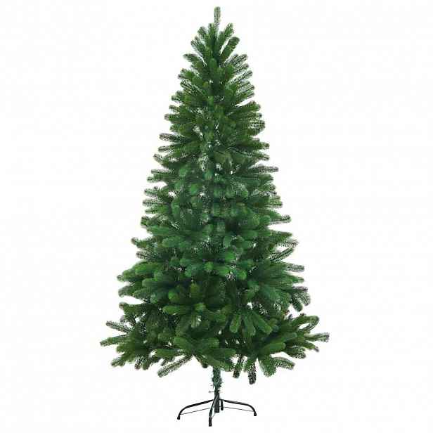 vidaXL Umělý vánoční stromek s realistickým jehličím 150 cm zelený