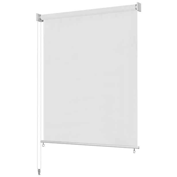 vidaXL Venkovní roleta 100x230 cm, bílá