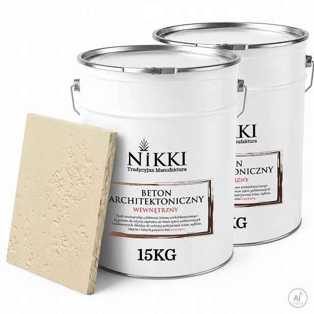 Dekorativní omítka s Betonu strukturou, vnitřní, 2 x 15 kg, béžová, světlá, F751