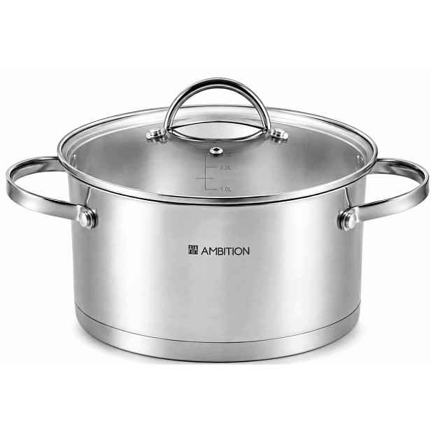 Hrnec s poklicí Ambition Silvar 5L 24 cm pro všechny sporáky
