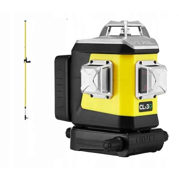 Nivel System Křížový Laser CLx3G s tyčkou LP-36 3x360
