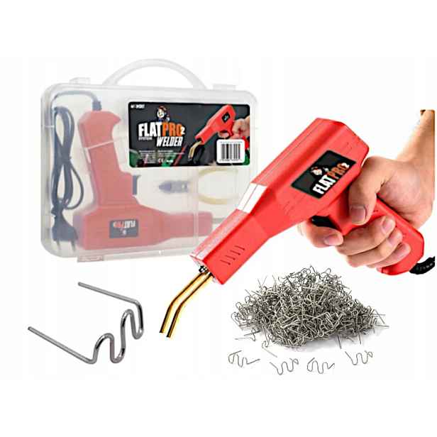 Sešívačka Na Plast Svařovací Stroj Páječka 400 Sponek Součástí Balení