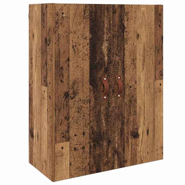 vidaXL Nástěnná skříňka Staré dřevo 69,5 x 34 x 90 cm Kompozitní dřevo