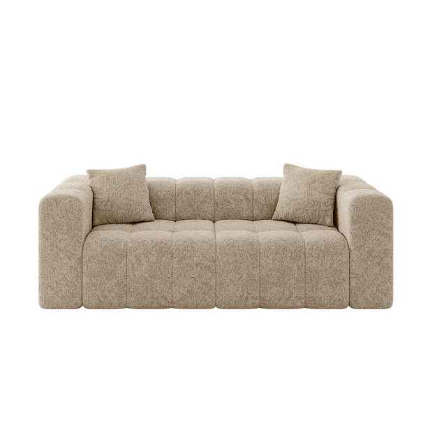 ALTDECOR POHOVKA 2-MÍSTNÁ DONY-2 232x90x71 cm Hnědá Žinylka