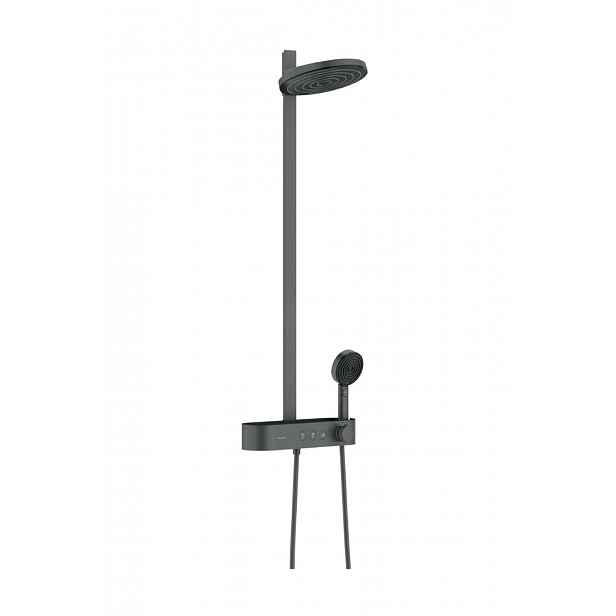 Hansgrohe Pulsify S - Sprchový set s termostatem, průměr 26 cm, 3 proudy, kartáčovaný černý chrom 24240340