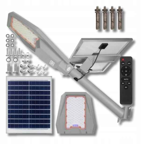 Solární Lampa Silná pouliční lampa Solární panel Pv Držák Ovladač 100W