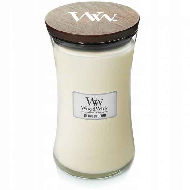 WoodWick velká svíčka Island Coconut