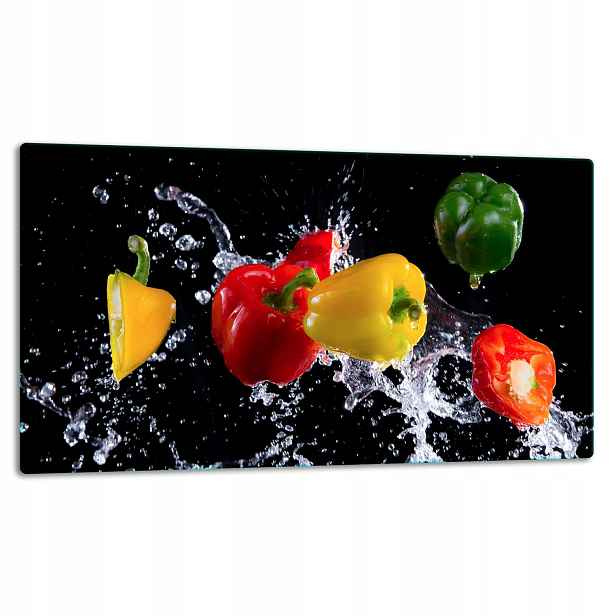 7v1 Skleněná Deska Na Krájení 52x30 Paprika