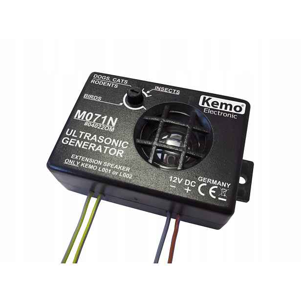 Kemo M071N plašič (odpuzovač) hlodavců, psů, koček, hmyzu a ptáků