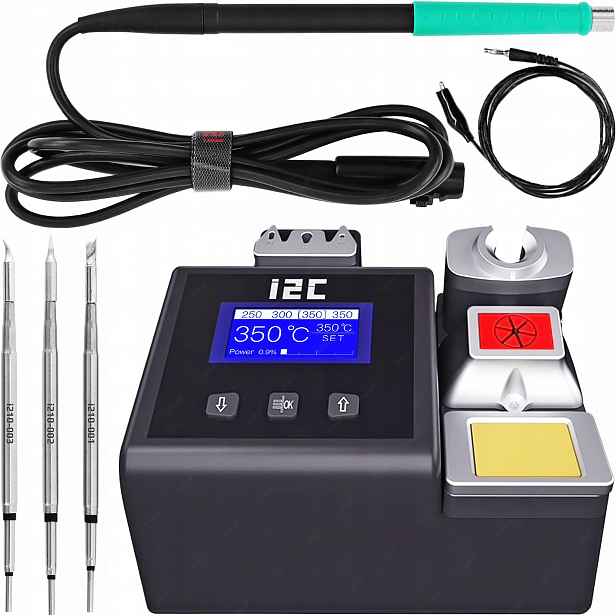Pájecí Stanice Na Hroty C210 I2C-2SCNi 130W T210 3 Hroty Silná Pevná