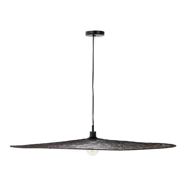 Černé závěsné svítidlo ø 100 cm Makai – Kave Home