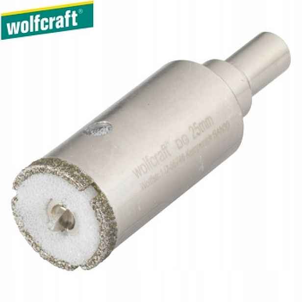 Korunkový Vrták na dlaždice 25 mm Wolfcraft Ceramic