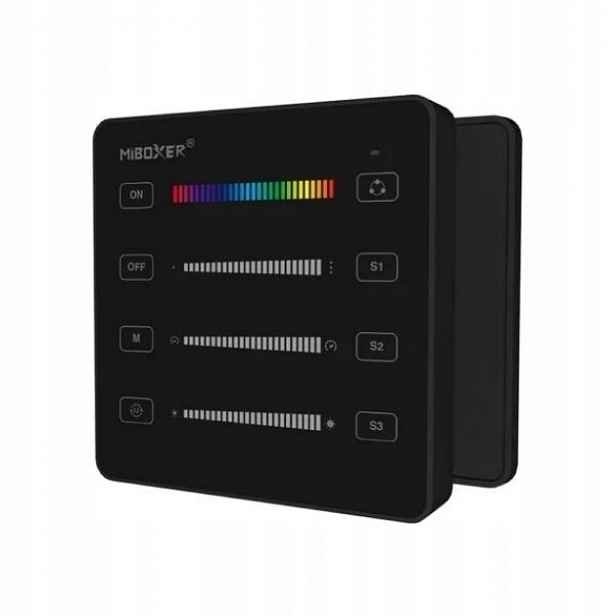 Led panel MiBoxer B6, 1-zónový, 3 scény, pro digitální pásky Spi černý