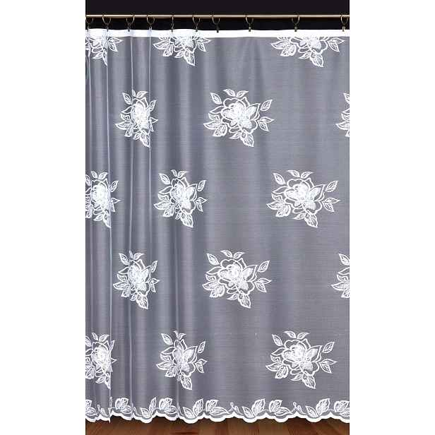Mg Záclona Z029 Bílá 370X110 cm Hotová S Páskou G