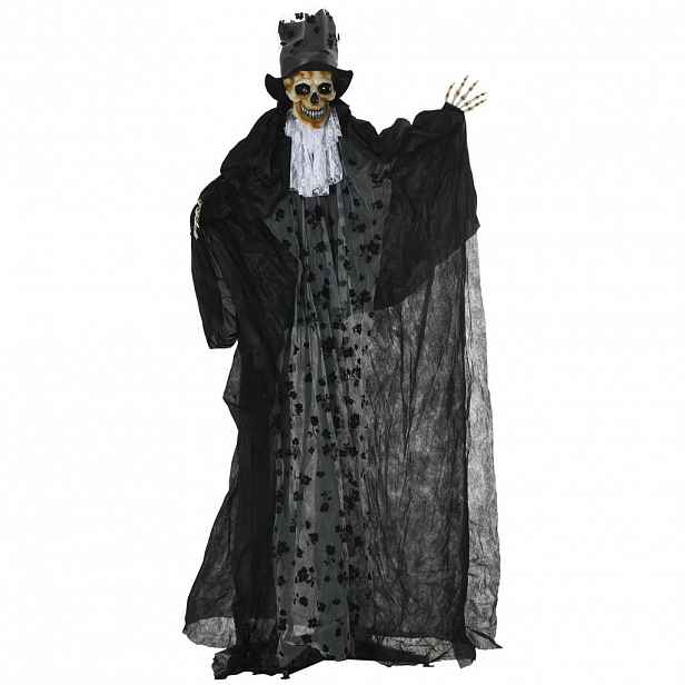 Outsunny 183 cm halloweenská dekorace Duch Ženich V životní velikosti Svítící oči