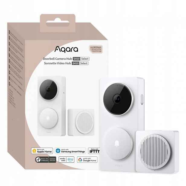 Zvonek na dveře Videodomofon Aqara Doorbell Hub G410 Bílý CH-C09DW