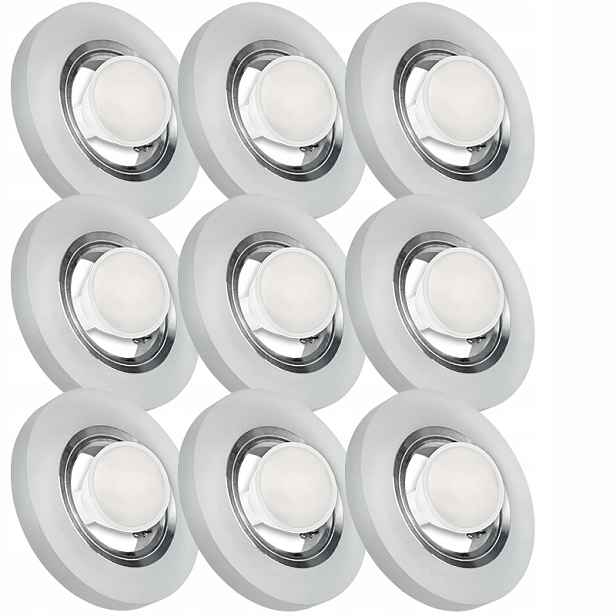 9X Skleněná Lampička Zapuštěná Velmi Silné Sklo Led Žárovka 1.5 W