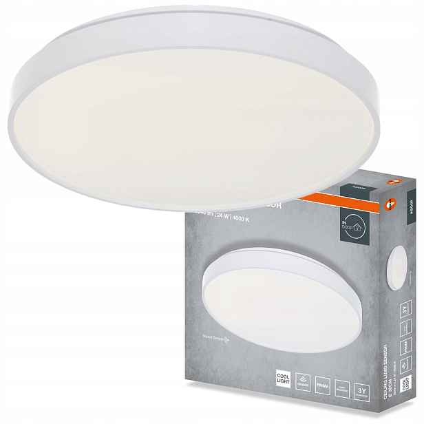Stropní Svítidlo Led Stropní Svítidlo Nástěnné svítidlo se senzorem 24W 1320lm 4000K