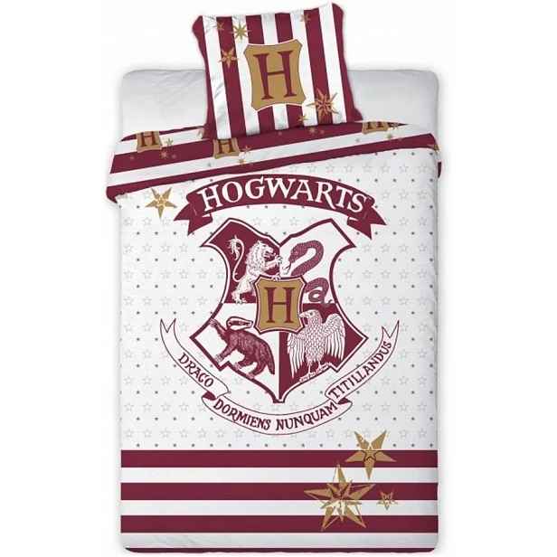 Bavlněné ložní povlečení Harry Potter erb Hogwarts