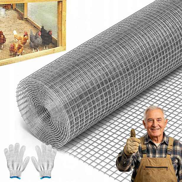 Síťka Na Hlodavce Krtky Svařovaná 10 M, Pozinkovaná, Jemná, 6.3 MM Role