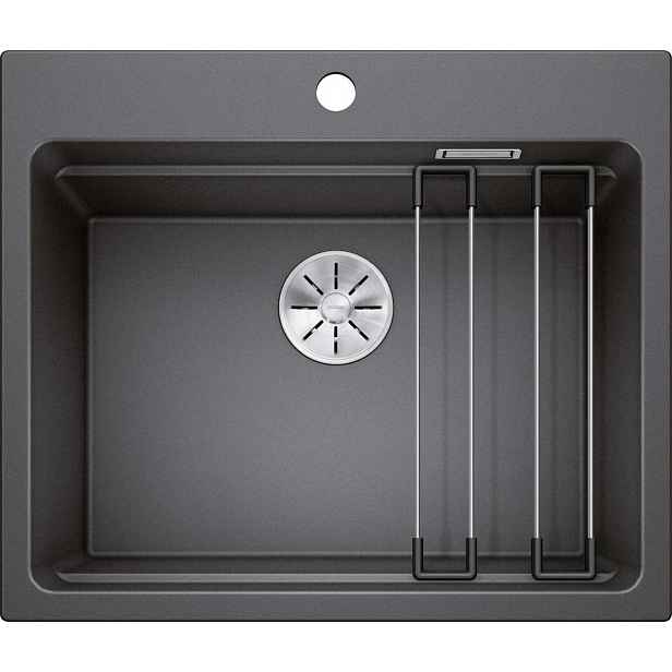 Blanco Etagon 6 - Silgranitový dřez, 60x51 cm, s pojezdy, InFino, antracit 524529
