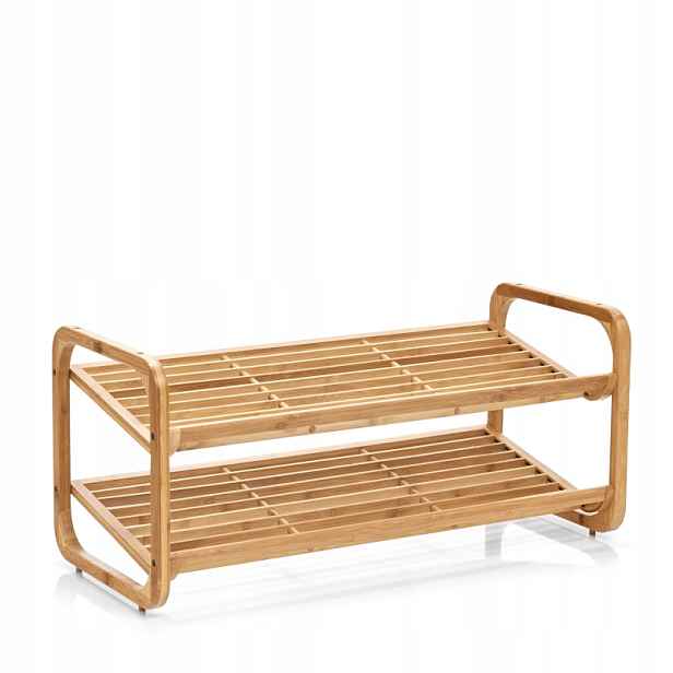 Botník bambus 2 police 74x33x33cm