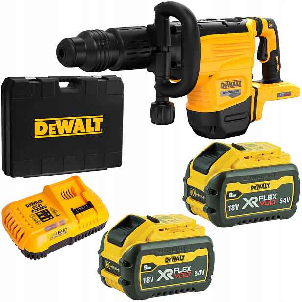 Bourací kladivo 19,4 J 54 V 2x9 Ah DeWALT DCH892X2