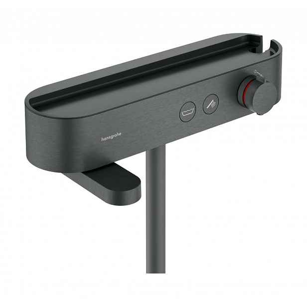 Hansgrohe ShowerTablet Select - Termostatická vanová baterie, kartáčovaný černý chrom 24340340