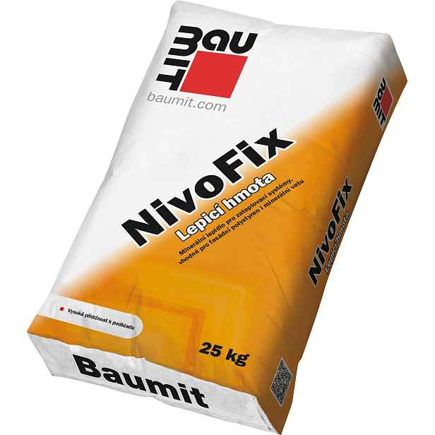 Hmota lepicí Baumit NivoFix bílá 25 kg