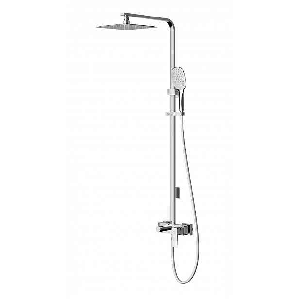 OMNIRES Parma - Sprchový set s baterií, 20x20 cm, 3 proudy, chrom PM7444CR