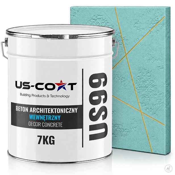 Vnitřní Architektonický Beton Tyrkysová Barva H1441 5m2 7kg Omítka Na Zeď